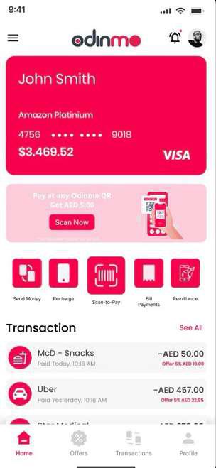 Odinmo BaaS screenshot 2